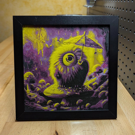 Friendly Monster Wall/Desk Decor, Hueforge