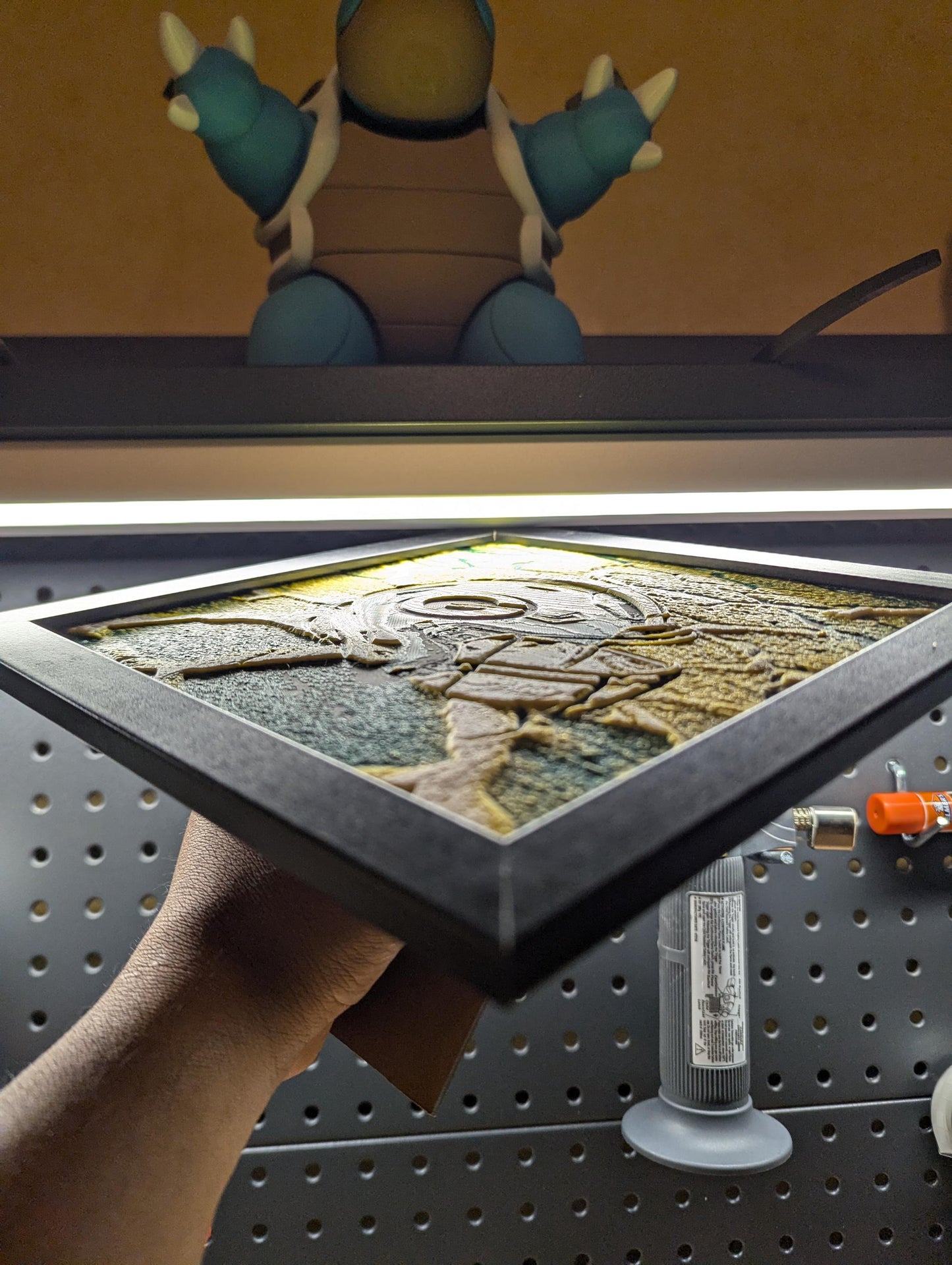 Green Bay Packers Glowing Helmet Wall/Desk Decor, Hueforge