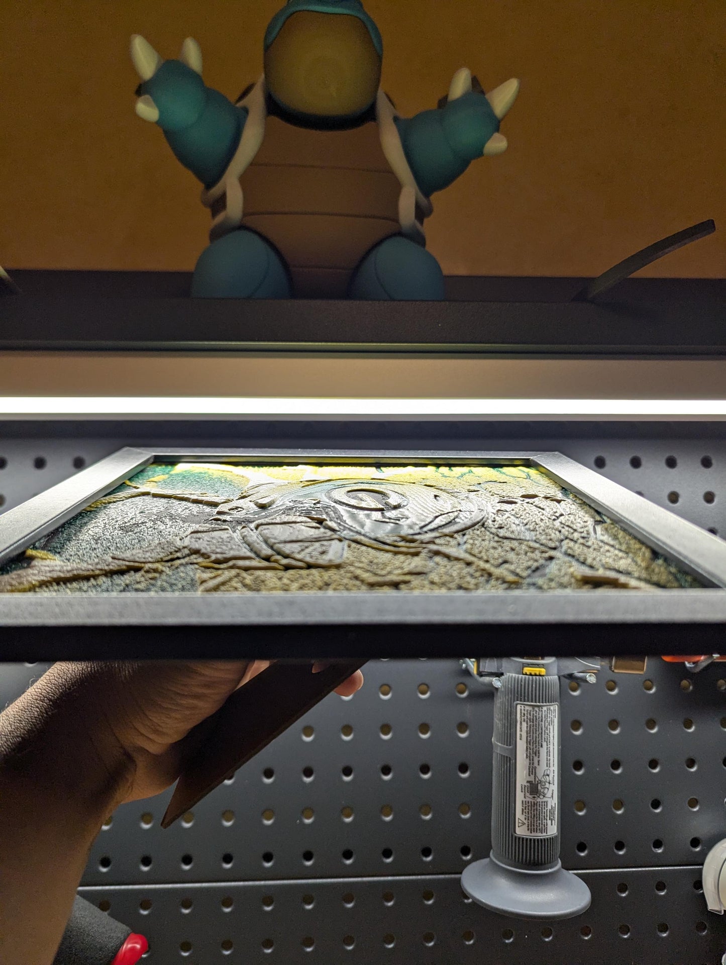 Green Bay Packers Glowing Helmet Wall/Desk Decor, Hueforge