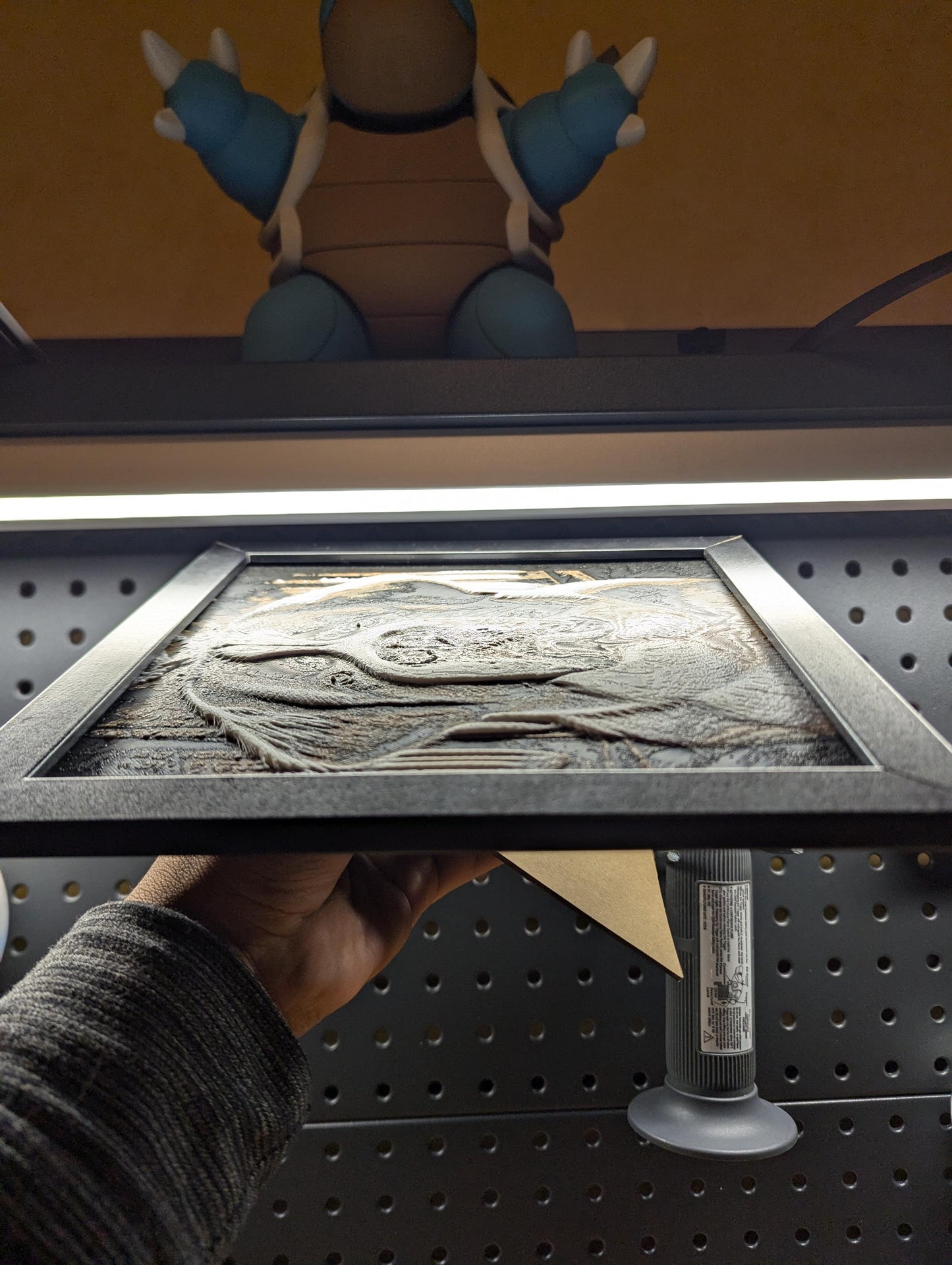 St. Bernard Wall/Desk Decor, Hueforge