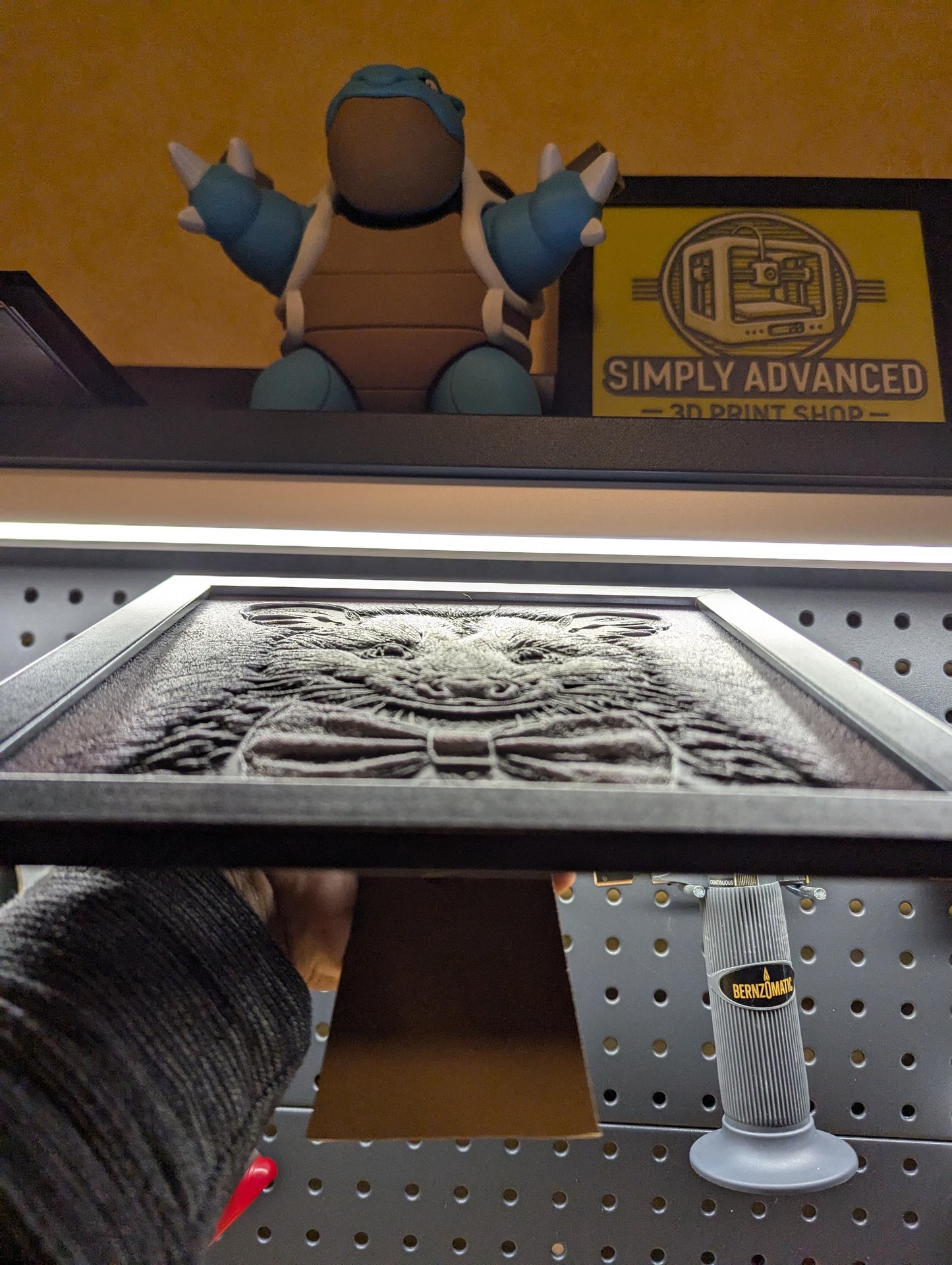 Opposum Wall/Desk Decor, Hueforge