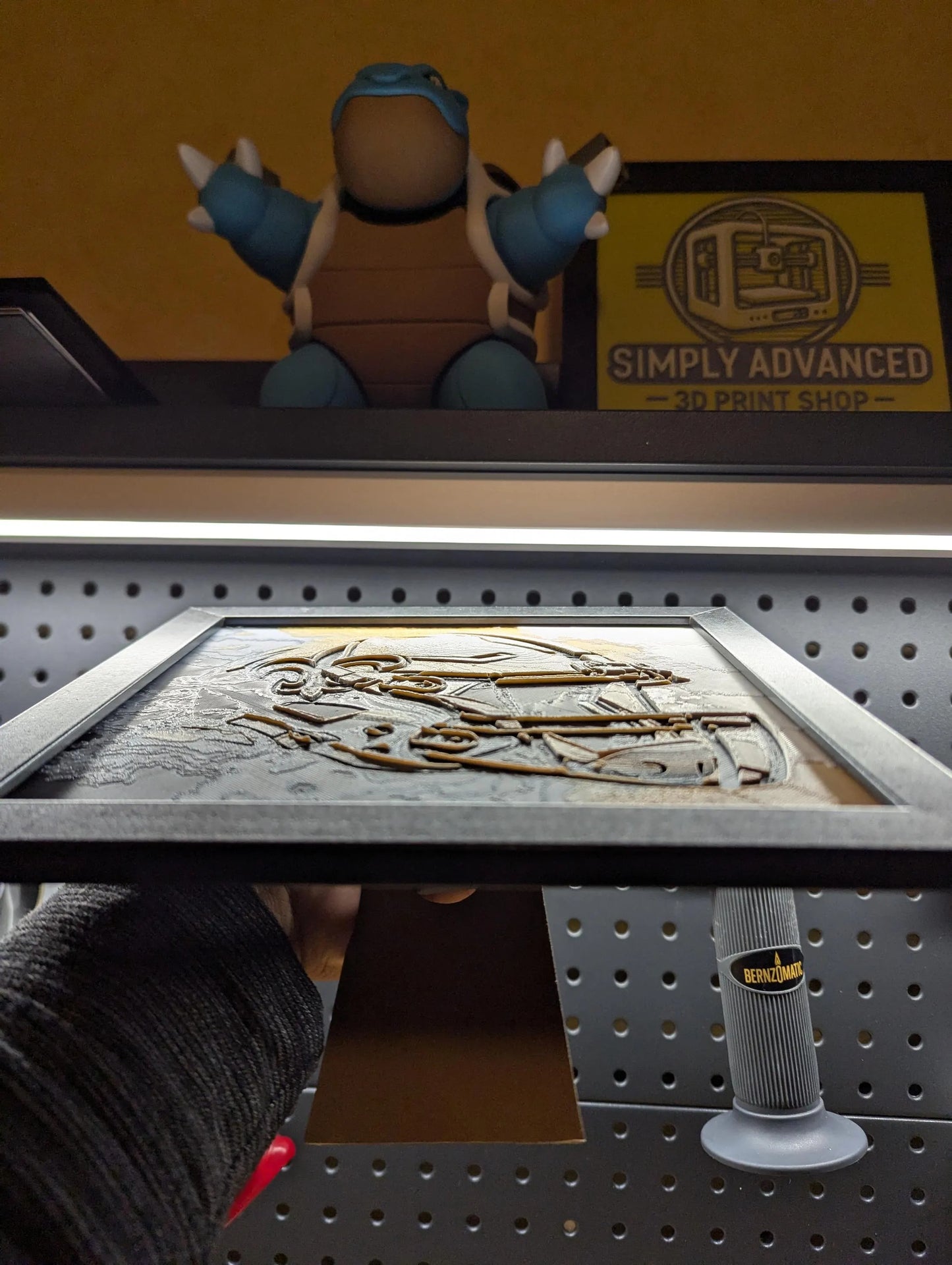 Saints Helmet Wall/Desk Decor, Hueforge