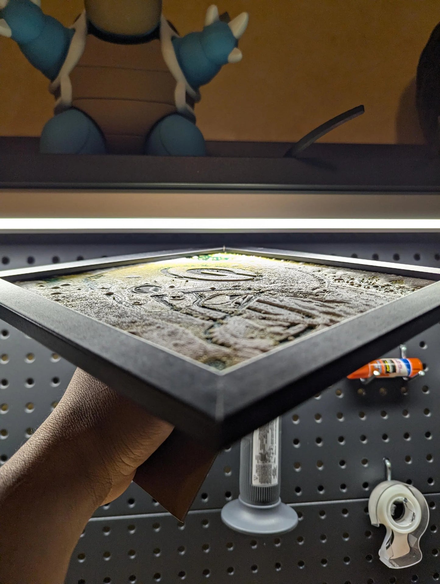 Green Bay Packers Snow Helmet Wall/Desk Decor, Hueforge