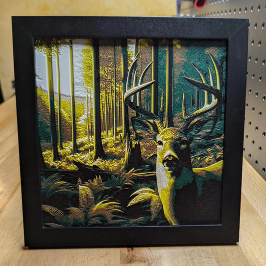 Buck Wall/Desk Decor, Hueforge