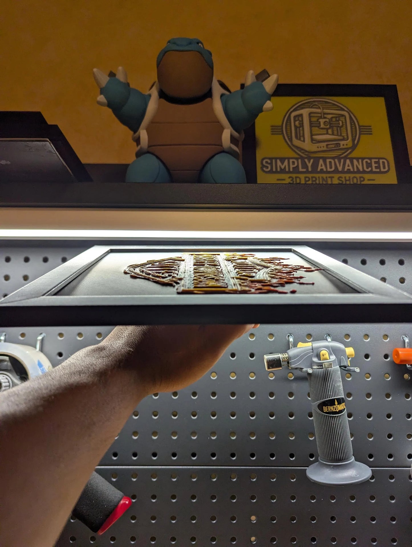 Harley Davidson Logo Wall/Desk Decor, Hueforge