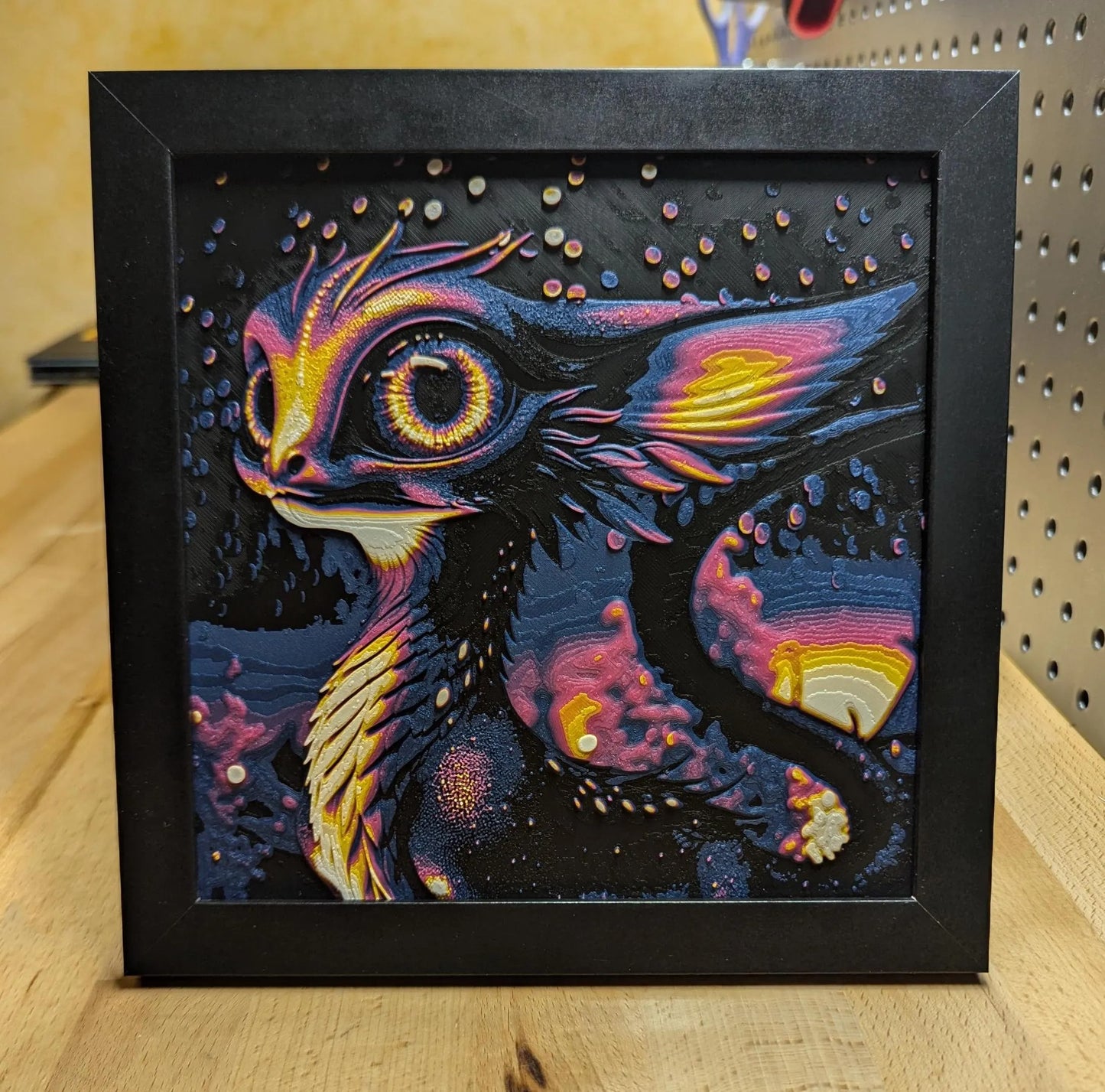 Mystic Creature Wall/Desk Decor, Hueforge