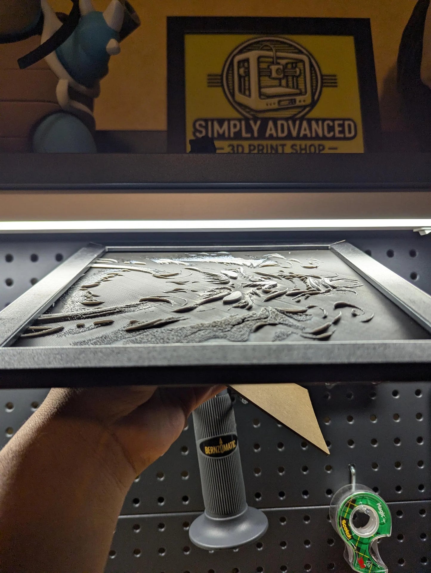 Demon Wall/Desk Decor, Hueforge