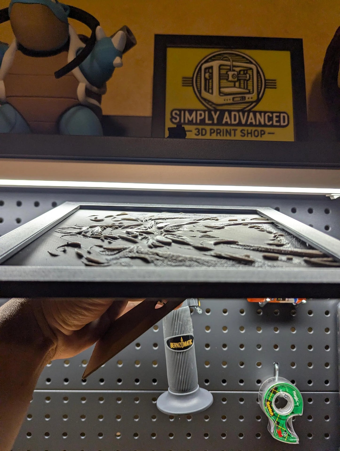 Demon Wall/Desk Decor, Hueforge