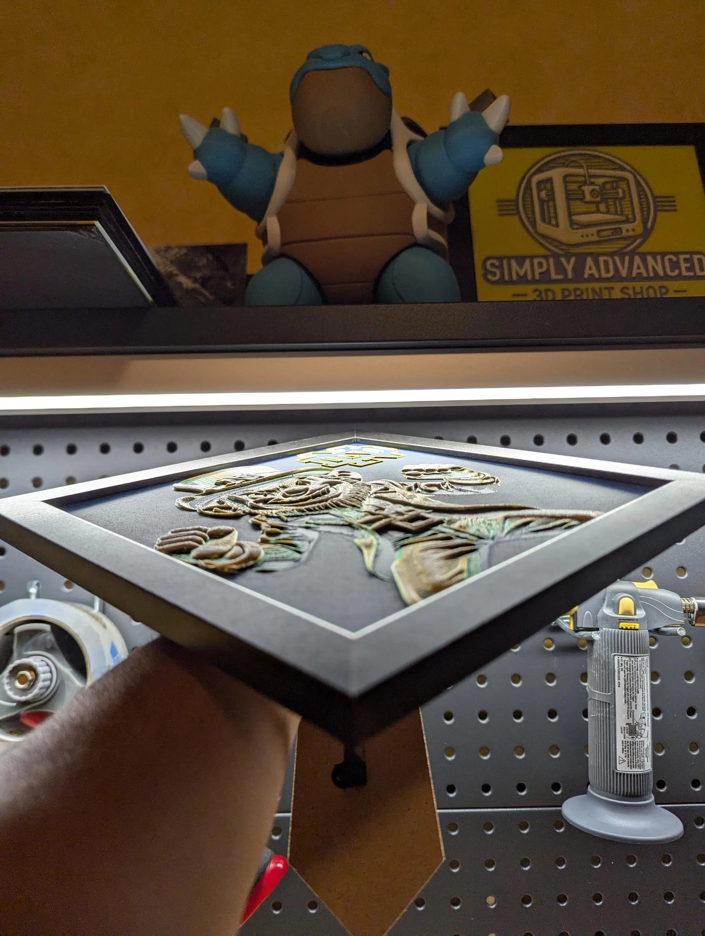 Notre Dame Fighting Irish Wall/Desk Decor, Hueforge