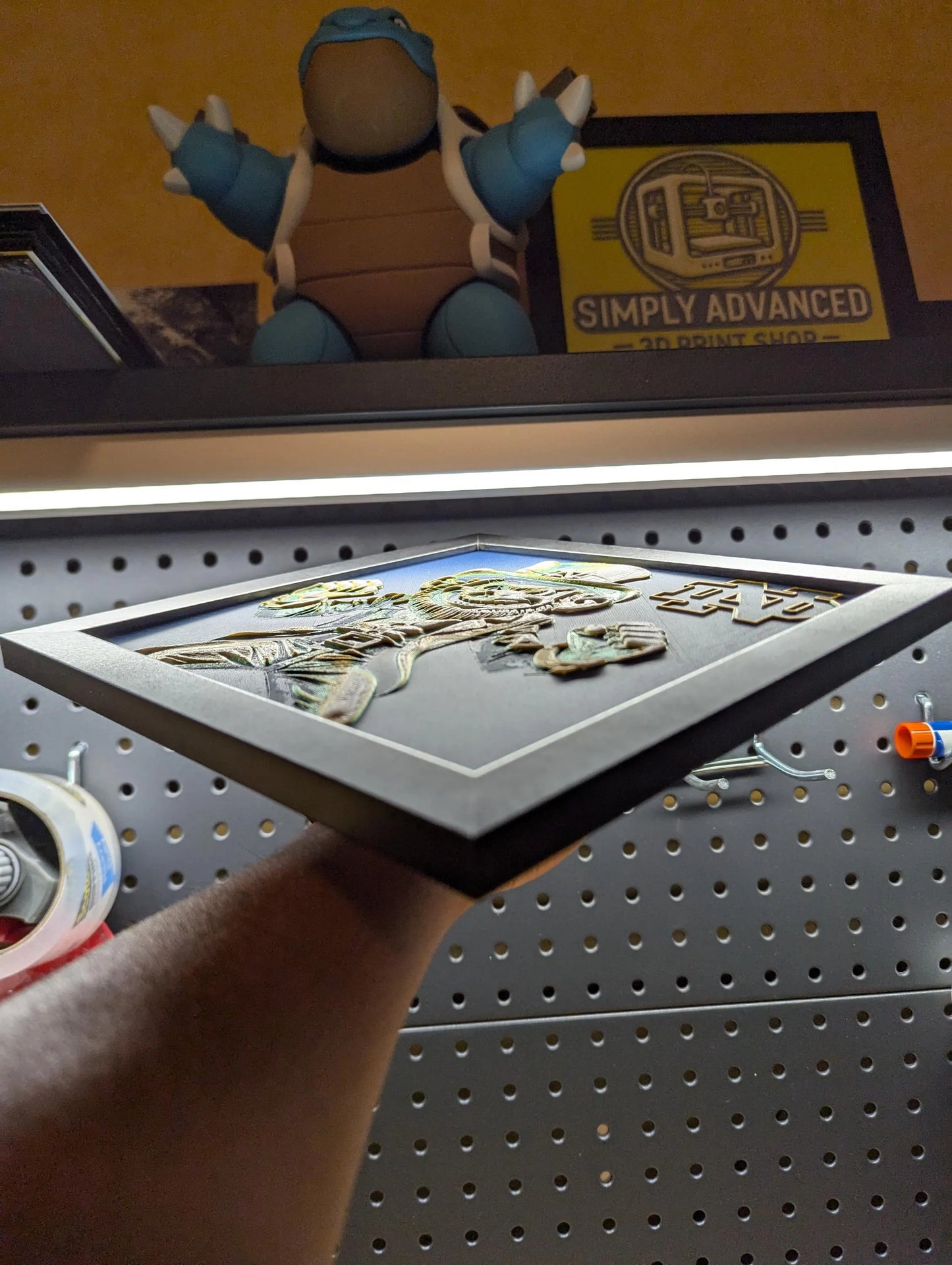 Notre Dame Fighting Irish Wall/Desk Decor, Hueforge