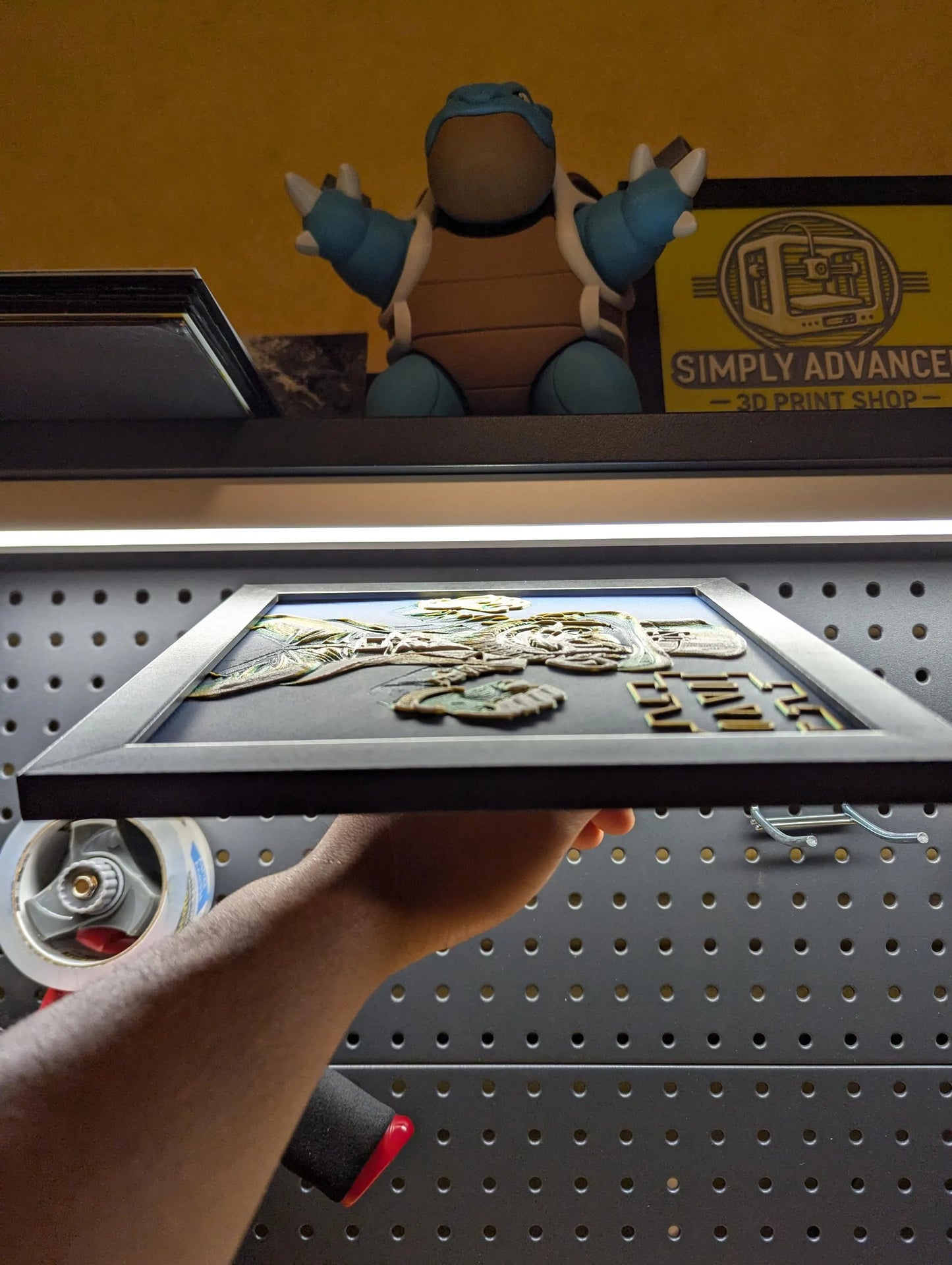 Notre Dame Fighting Irish Wall/Desk Decor, Hueforge