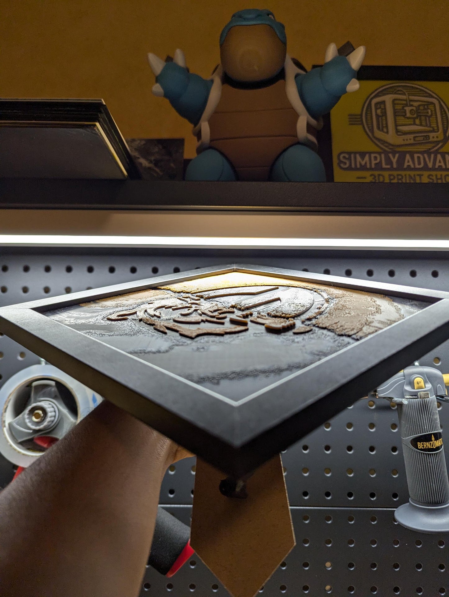 House Divided Green Bay Packers Chicago Bears Wall/Desk Decor, Hueforge