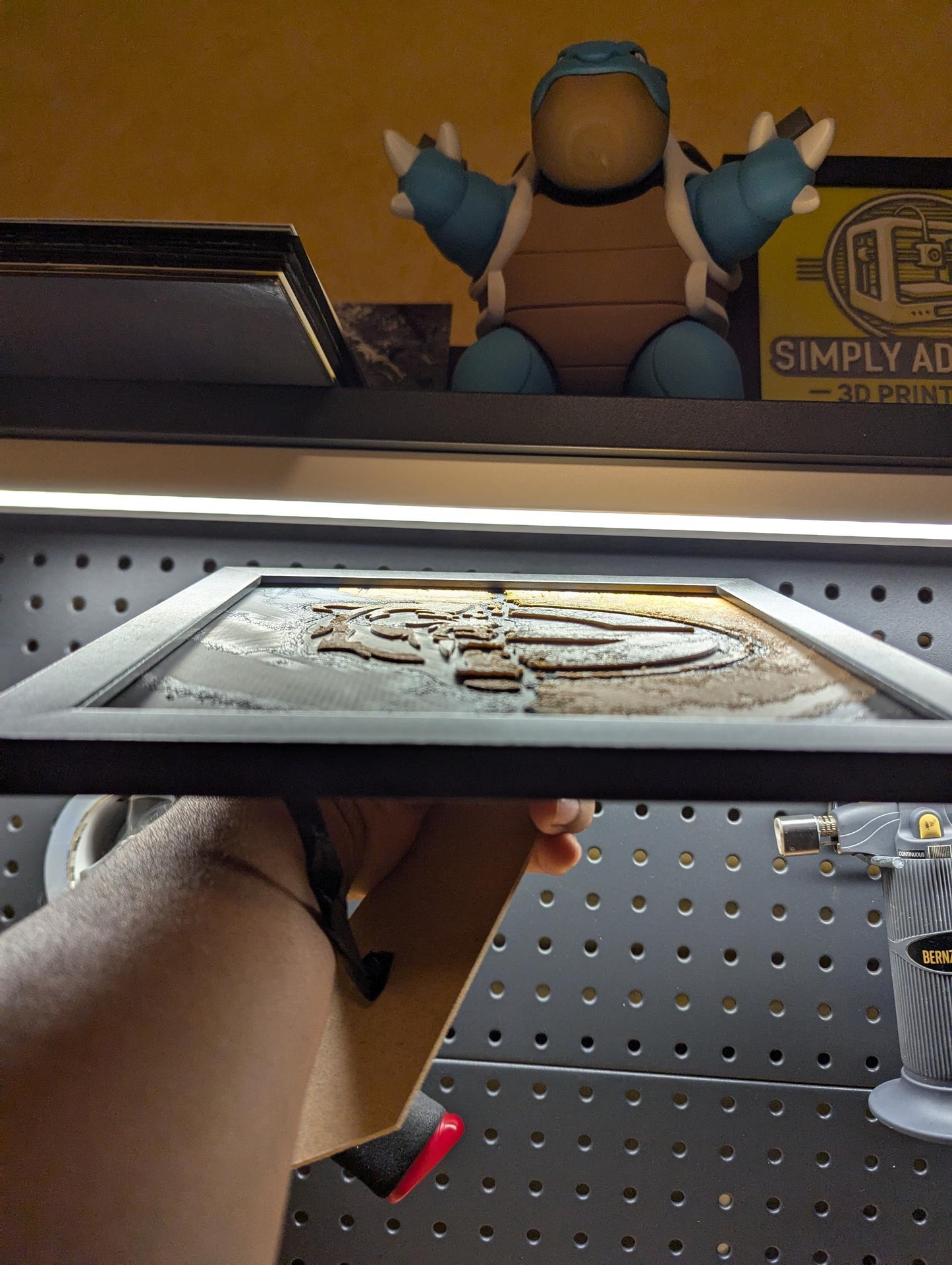 House Divided Green Bay Packers Chicago Bears Wall/Desk Decor, Hueforge