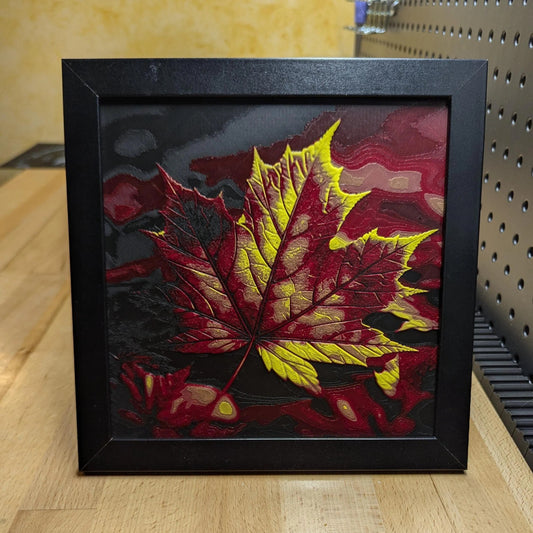 Leaf Wall/Desk Decor, Hueforge
