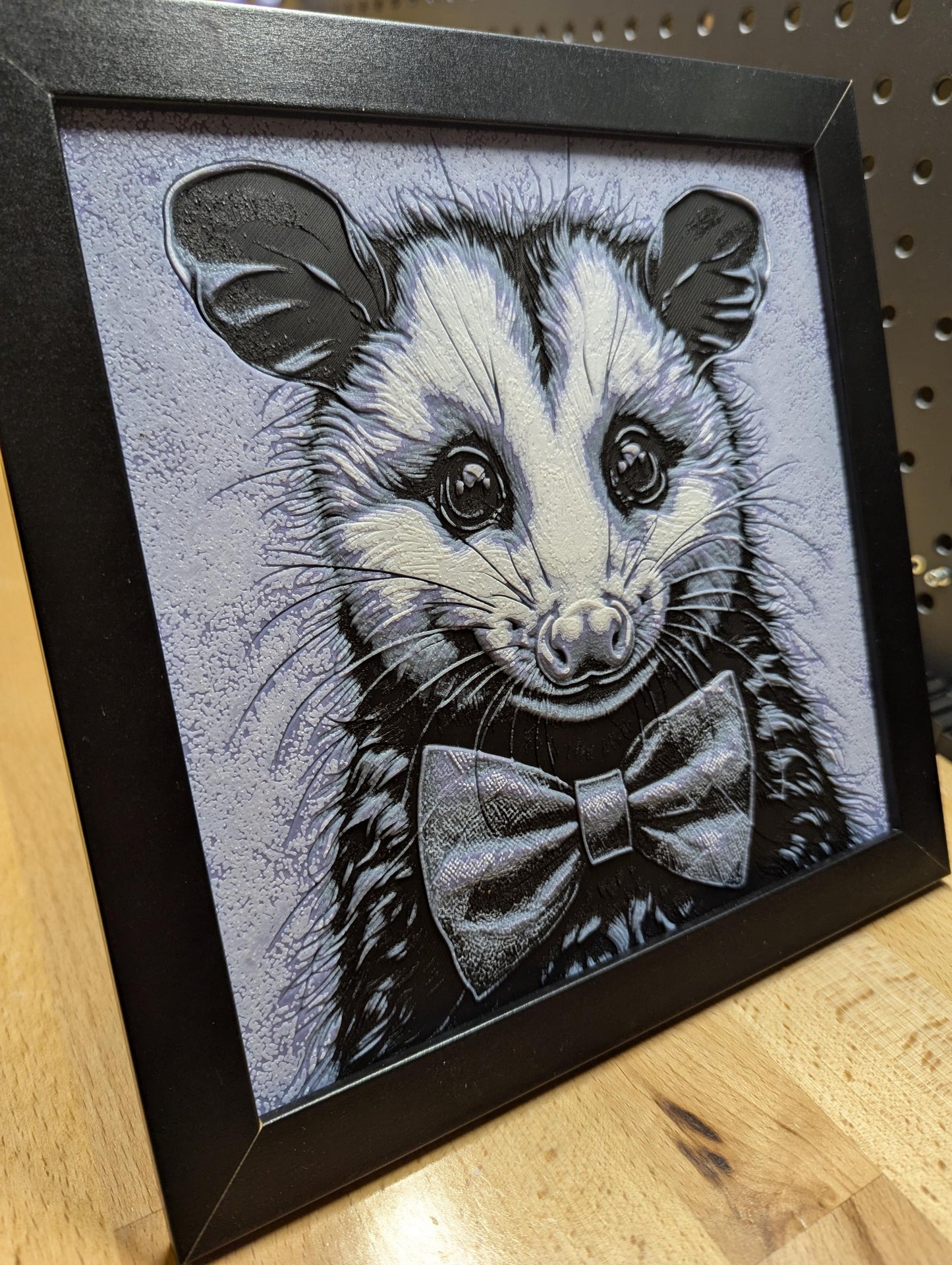 Opposum Wall/Desk Decor, Hueforge
