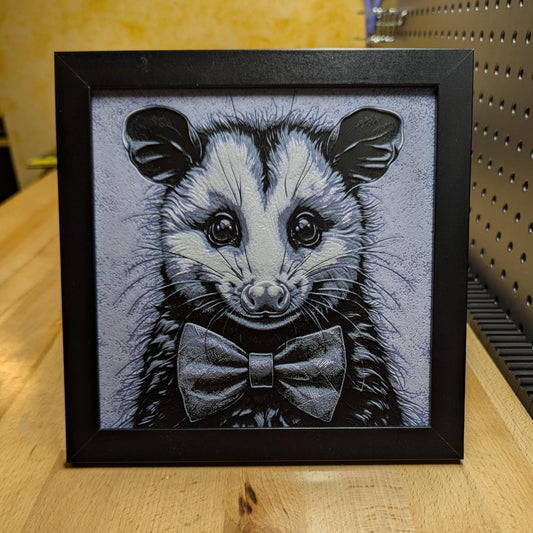 Opposum Wall/Desk Decor, Hueforge
