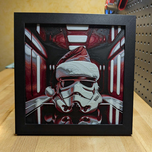 Christmas Storm Trooper Wall/Desk Decor