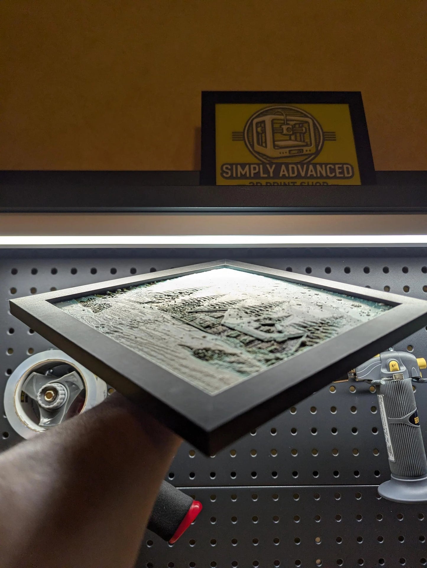 Cabin in the Snow Wall/Desk Decor