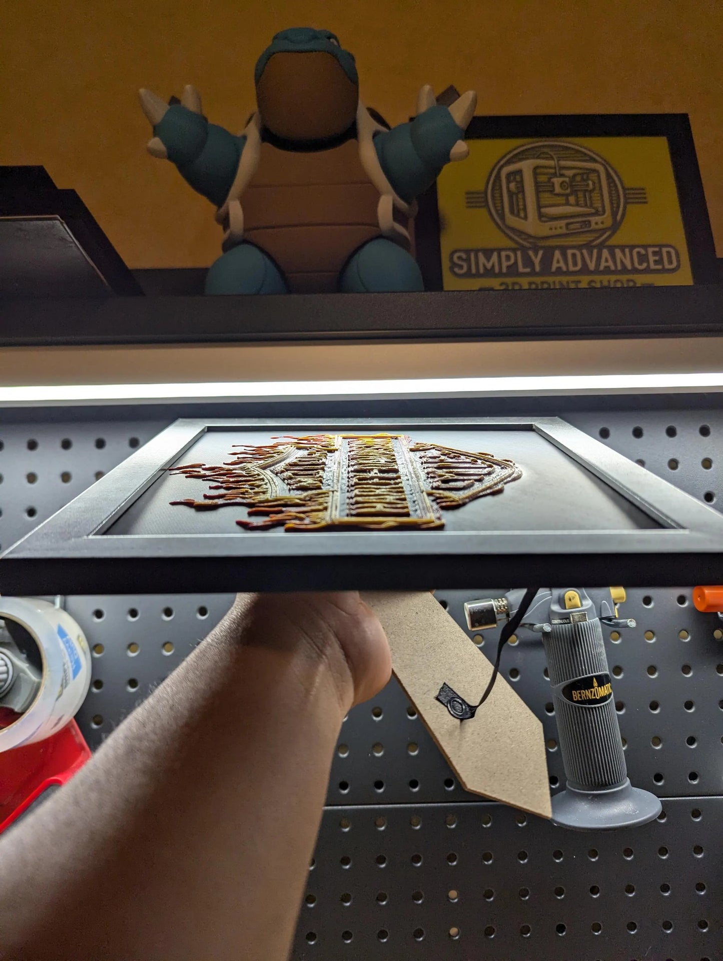 Harley Davidson Logo Wall/Desk Decor, Hueforge