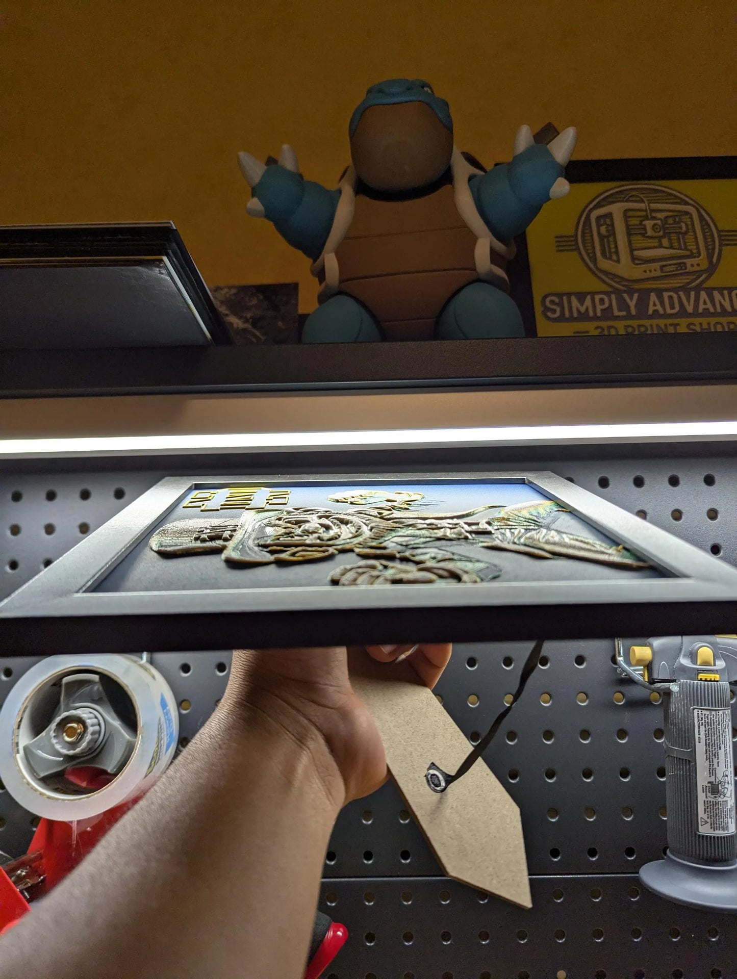 Notre Dame Fighting Irish Wall/Desk Decor, Hueforge