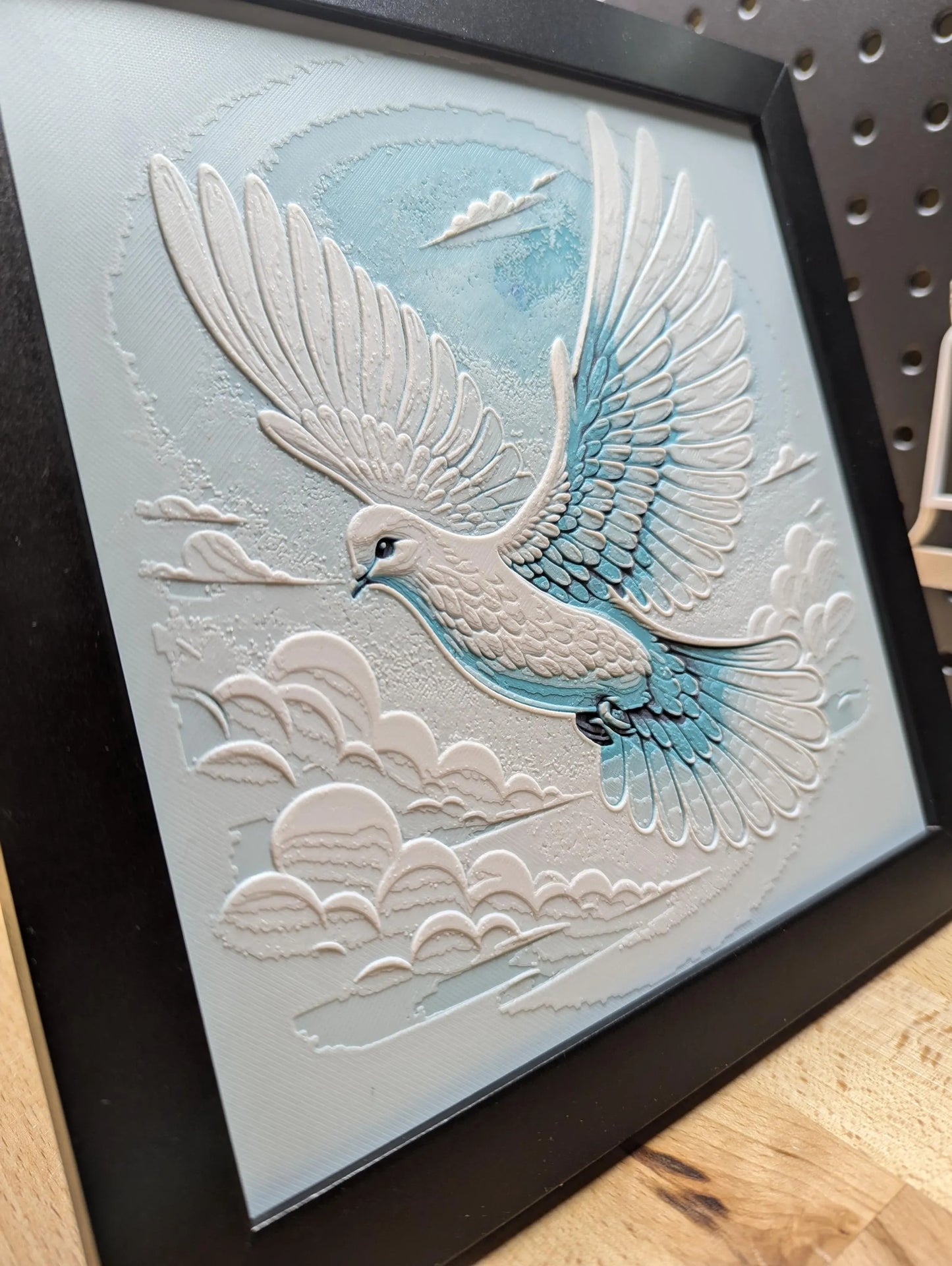 Dove Wall/Desk Decor, Hueforge