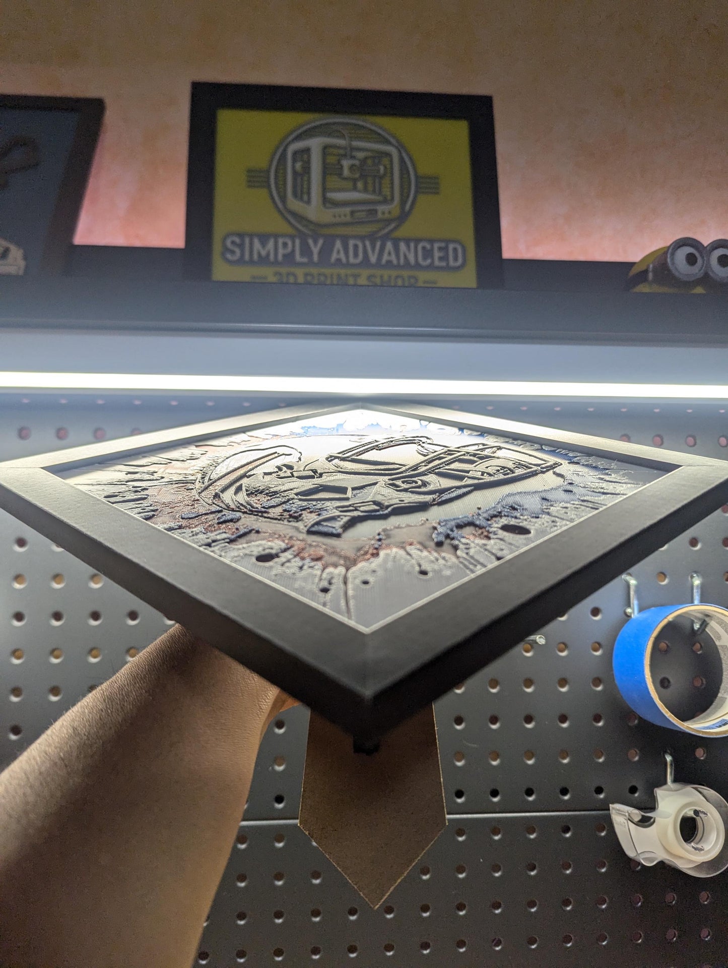 Buffalo Bills Wall/Desk Decor, Hueforge