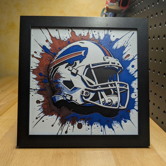 Buffalo Bills Wall/Desk Decor, Hueforge