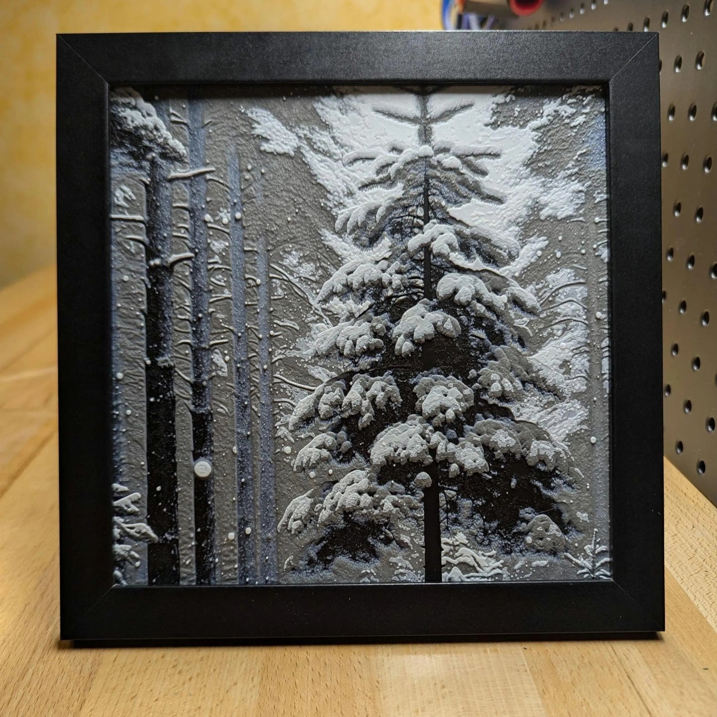 Christmas Pine Tree Wall/Desk Decor