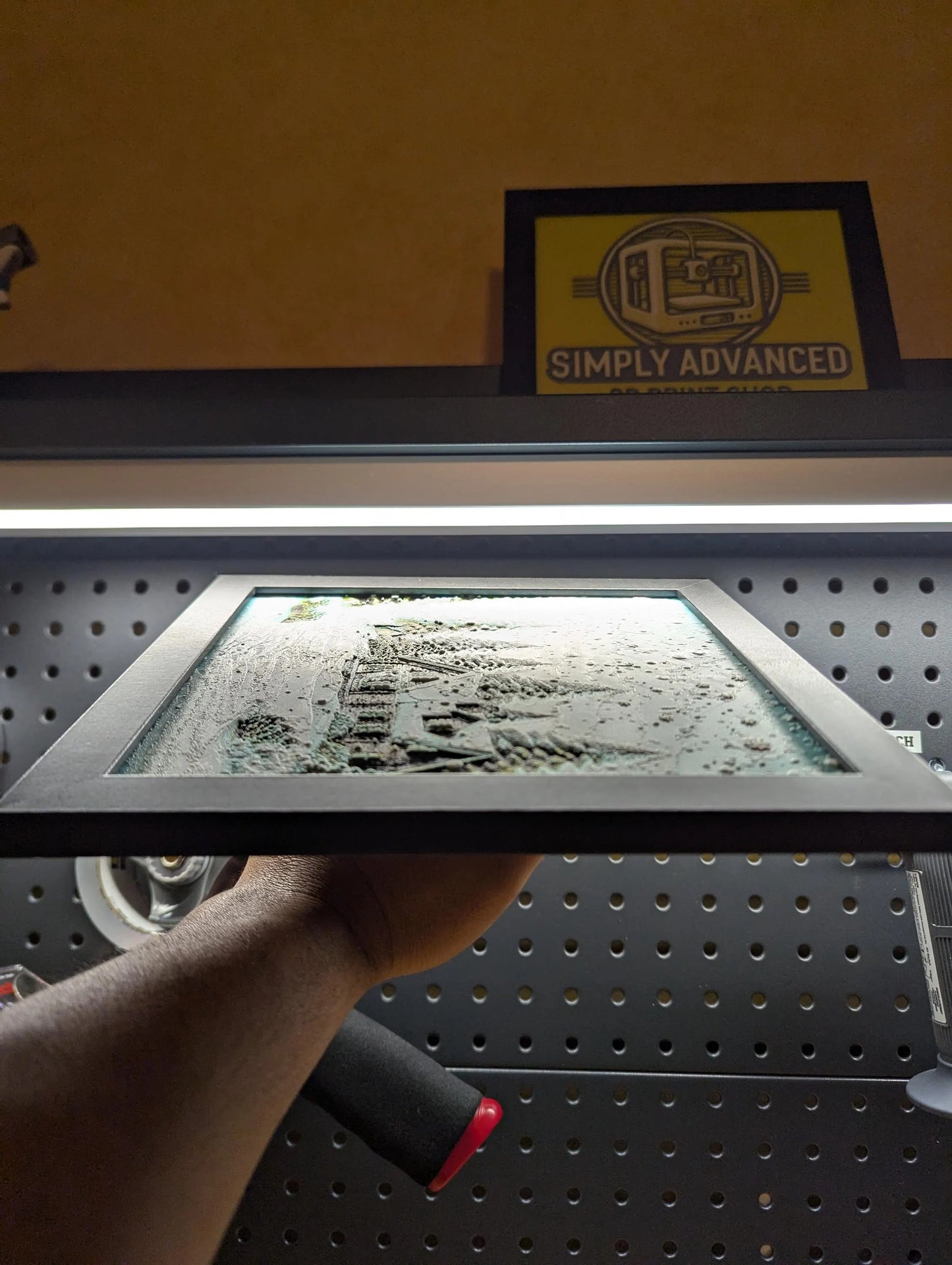 Cabin in the Snow Wall/Desk Decor