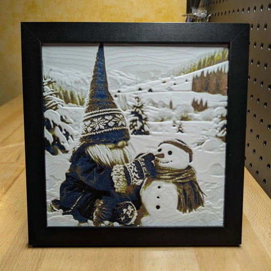 Gnome & Snowman Wall/Desk Decor