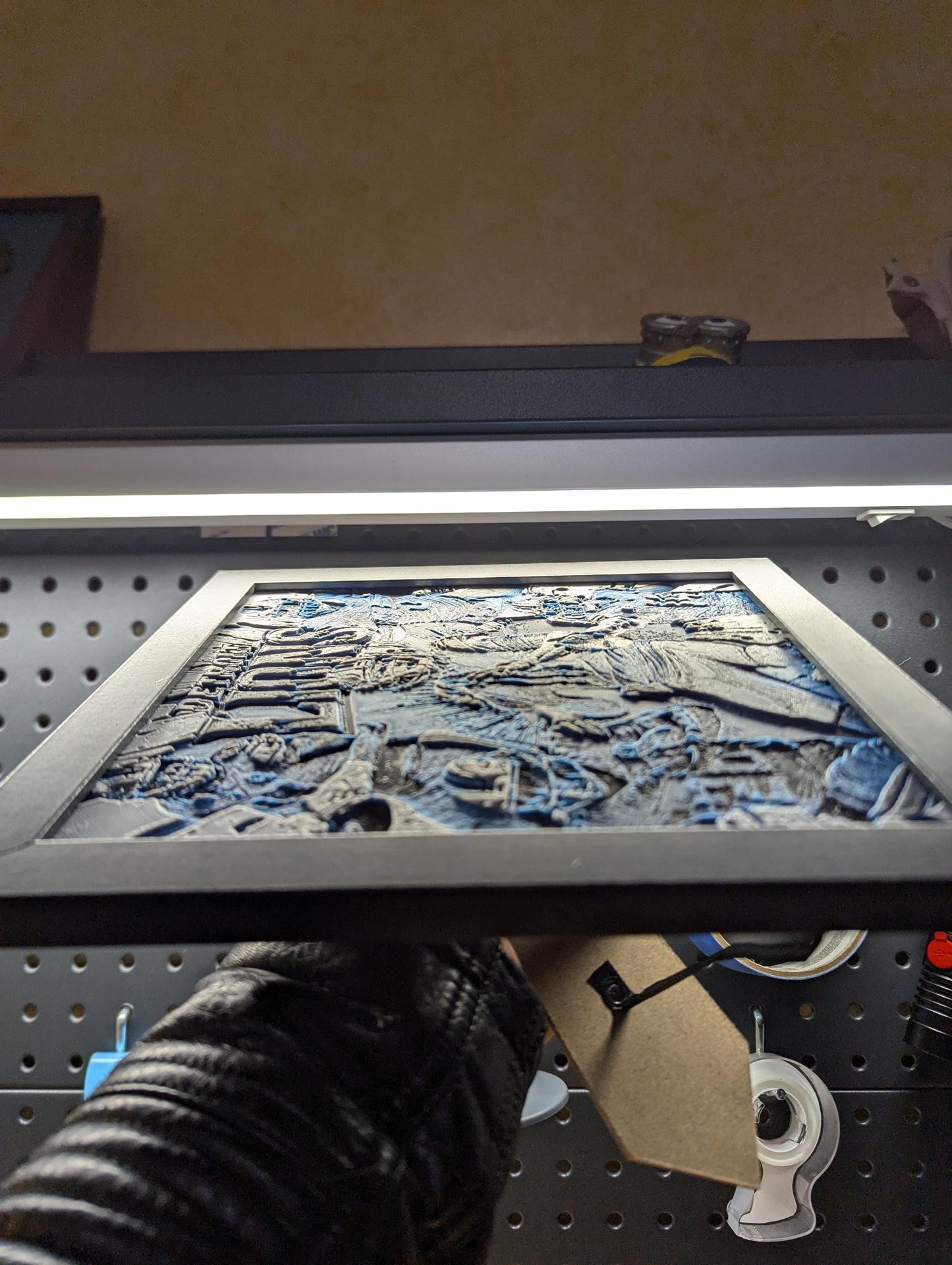 Detroit Lions Logo Wall/Desk Decor, Hueforge