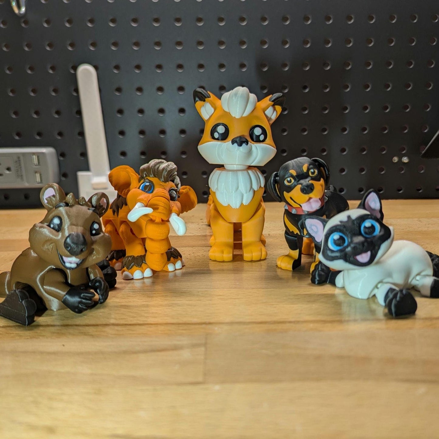 Articulating Rottweiler, 3D Printed