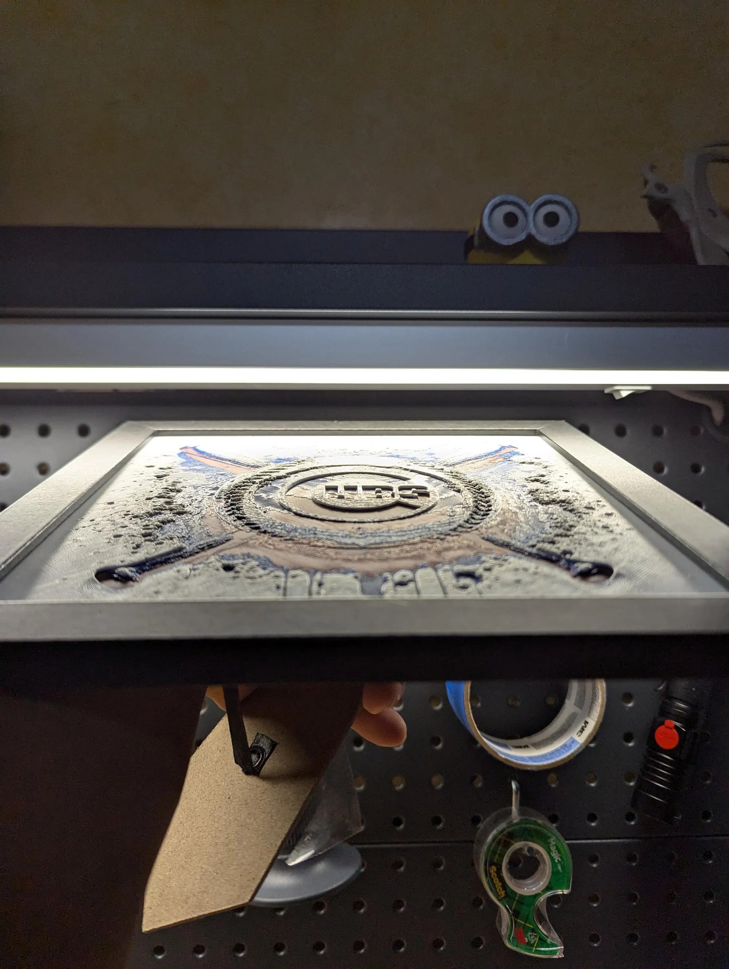 Chicago Cubs Wall/Desk Decor, Hueforge