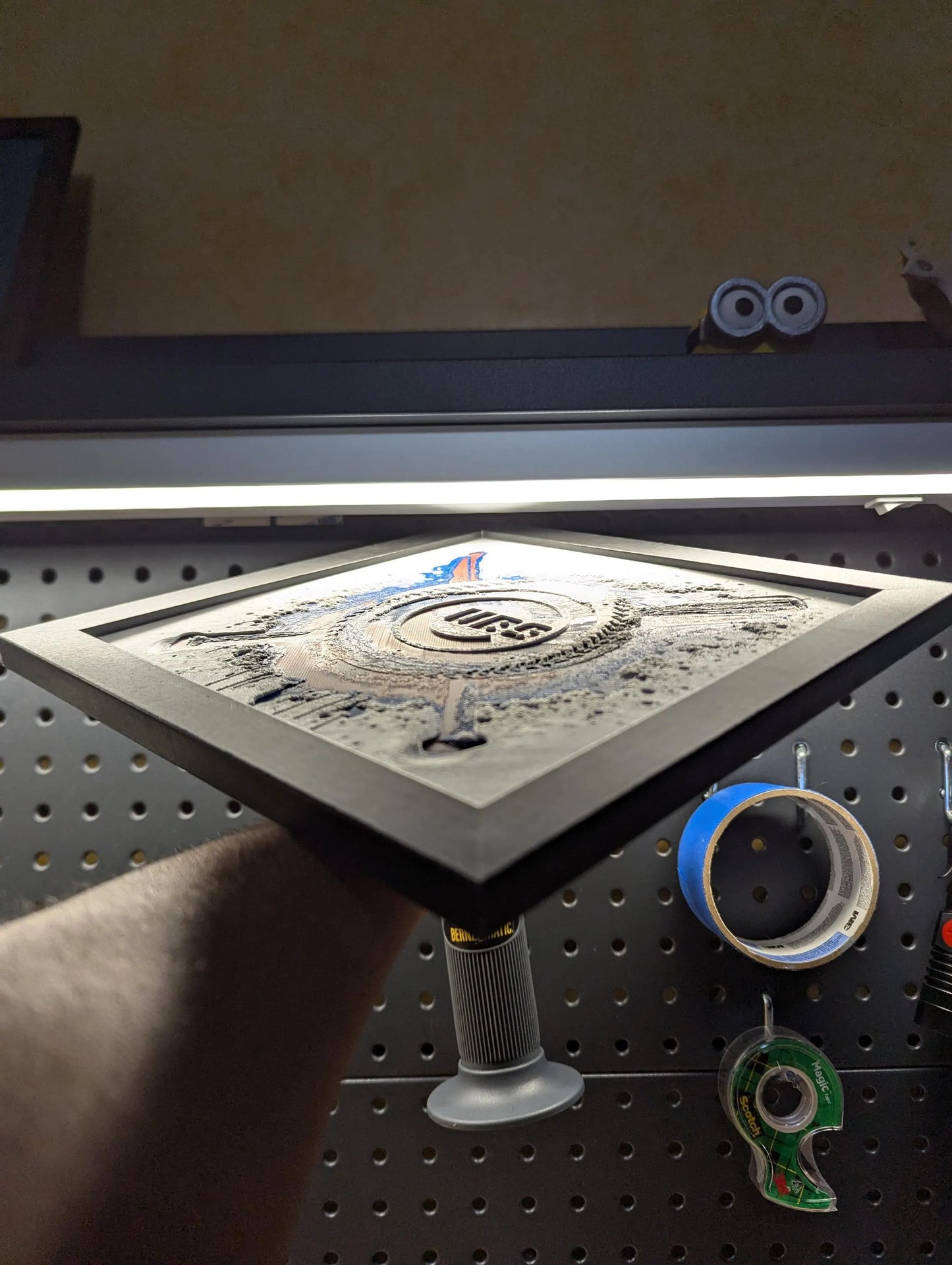 Chicago Cubs Wall/Desk Decor, Hueforge