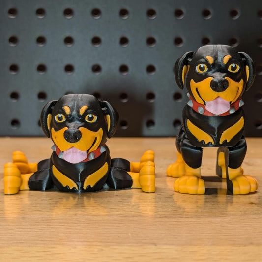 Articulating Rottweiler, 3D Printed