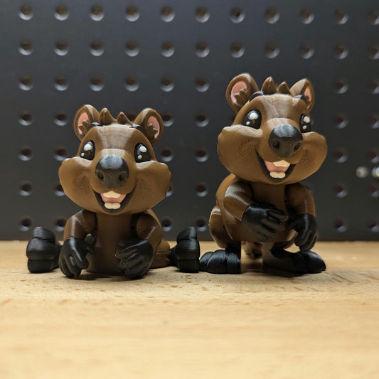 Articulating Quokka, 3D Printed