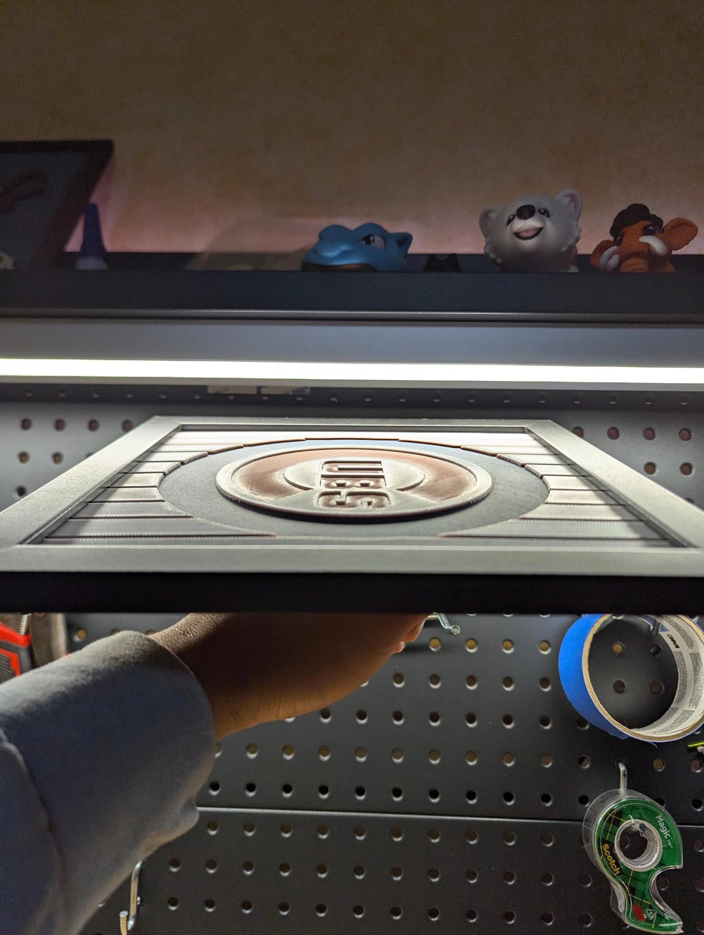 Chicago Cubs Desk/Wall Decor, Hueforge