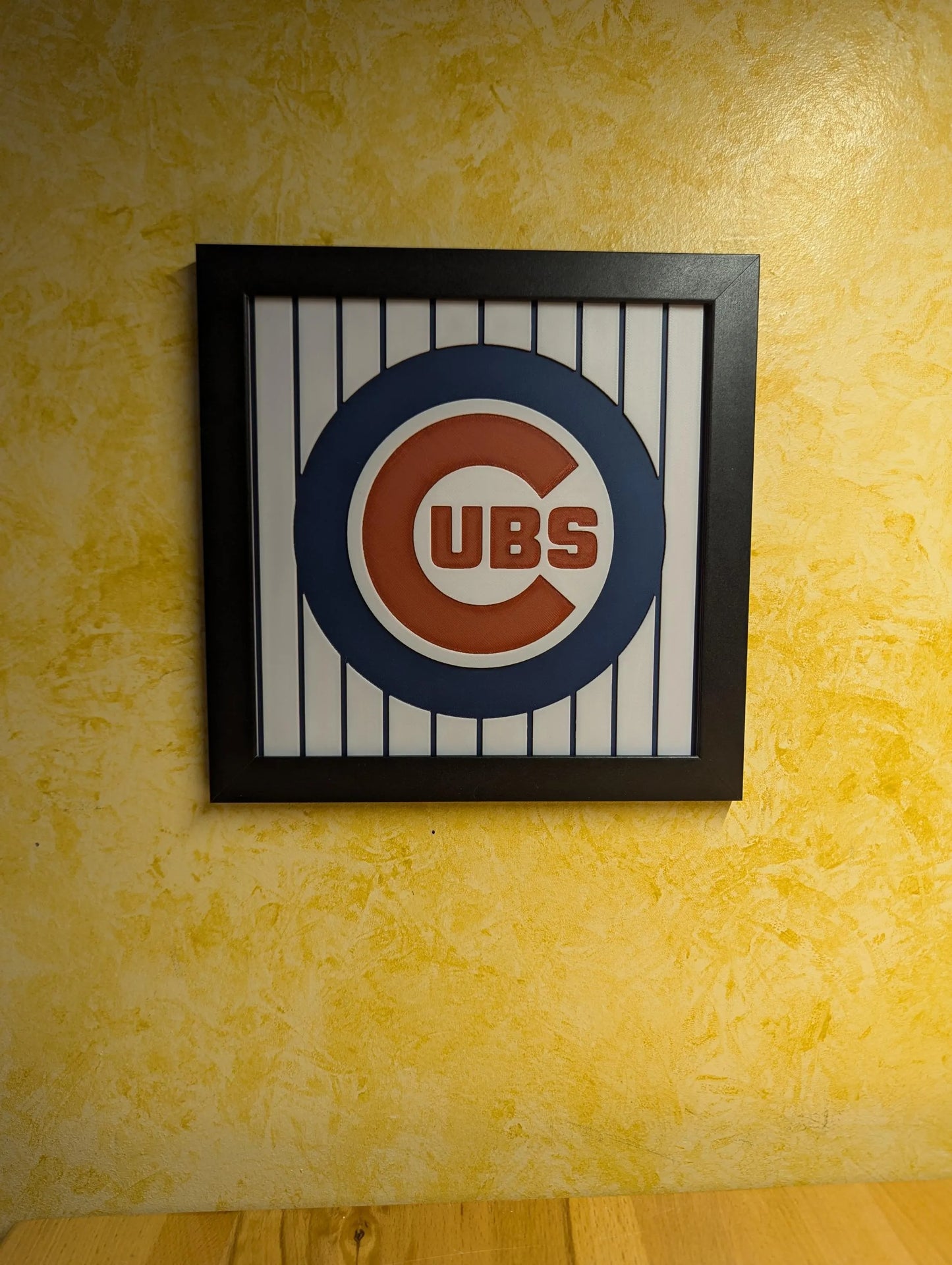 Chicago Cubs Desk/Wall Decor, Hueforge
