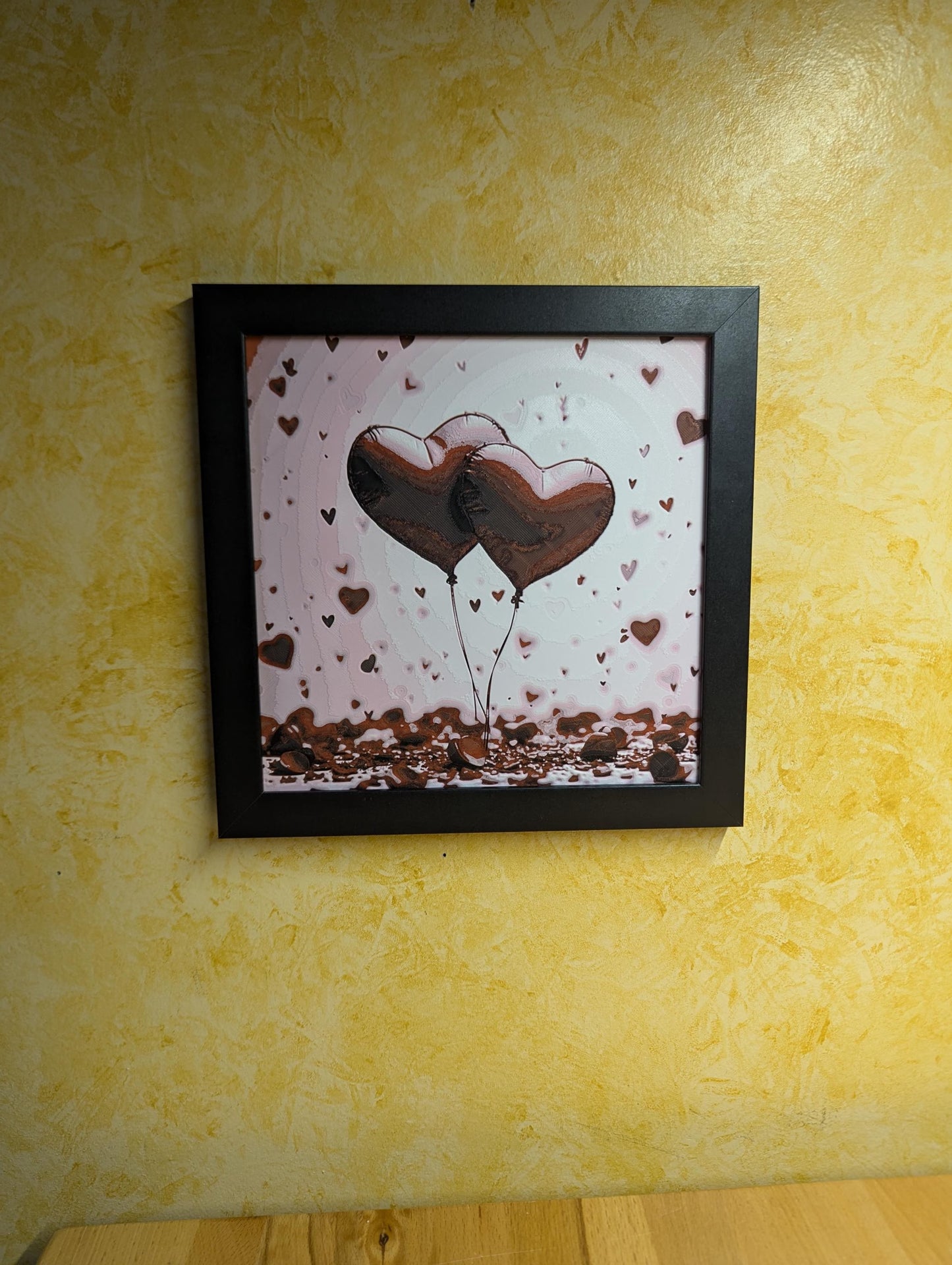 Love is in the Air Desk/Wall Decor, Hueforge