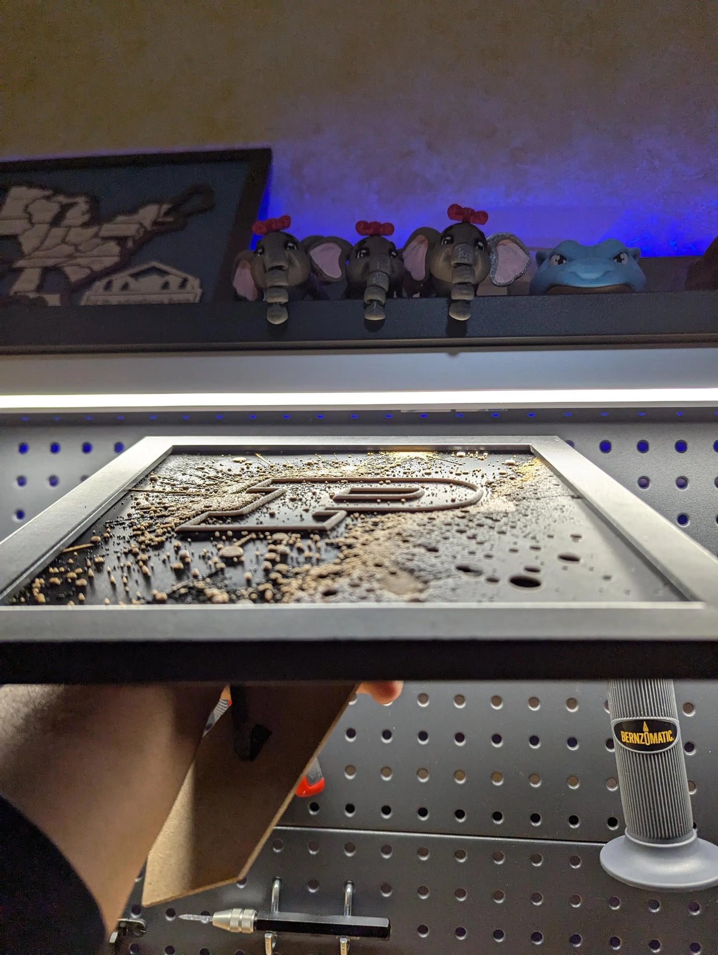 Purdue University 2.0 Desk/Wall Decor, Hueforge