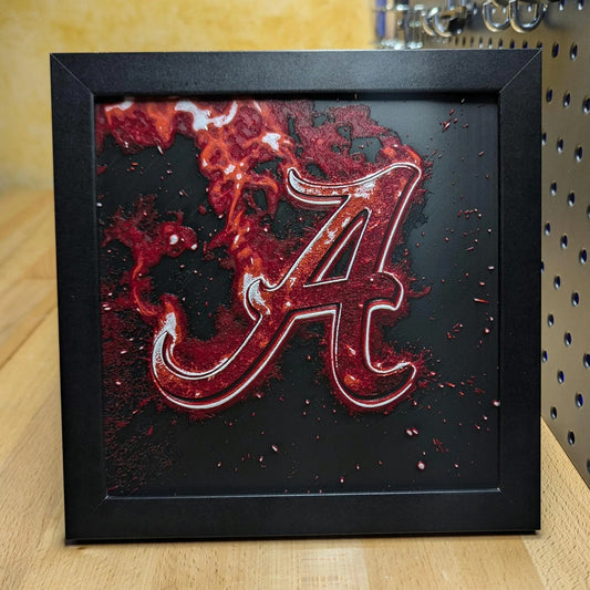 University of Alabama 2.0 Desk/Wall Decor, Hueforge