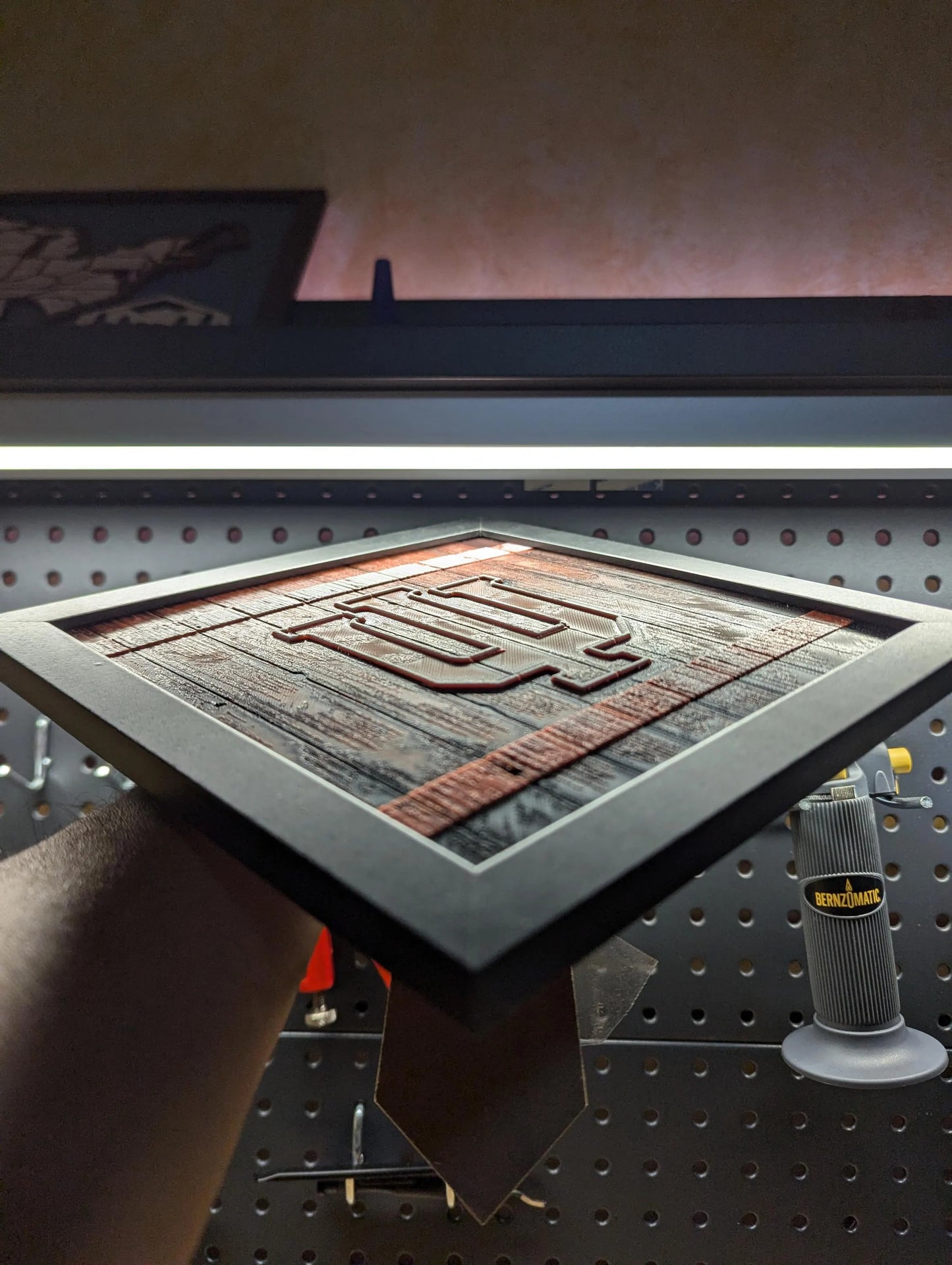 Indiana University Logo Desk/Wall Decor, Hueforge