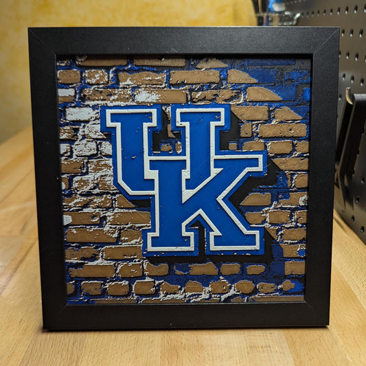 University of Kentucky Logo Desk/Wall Decor, Hueforge