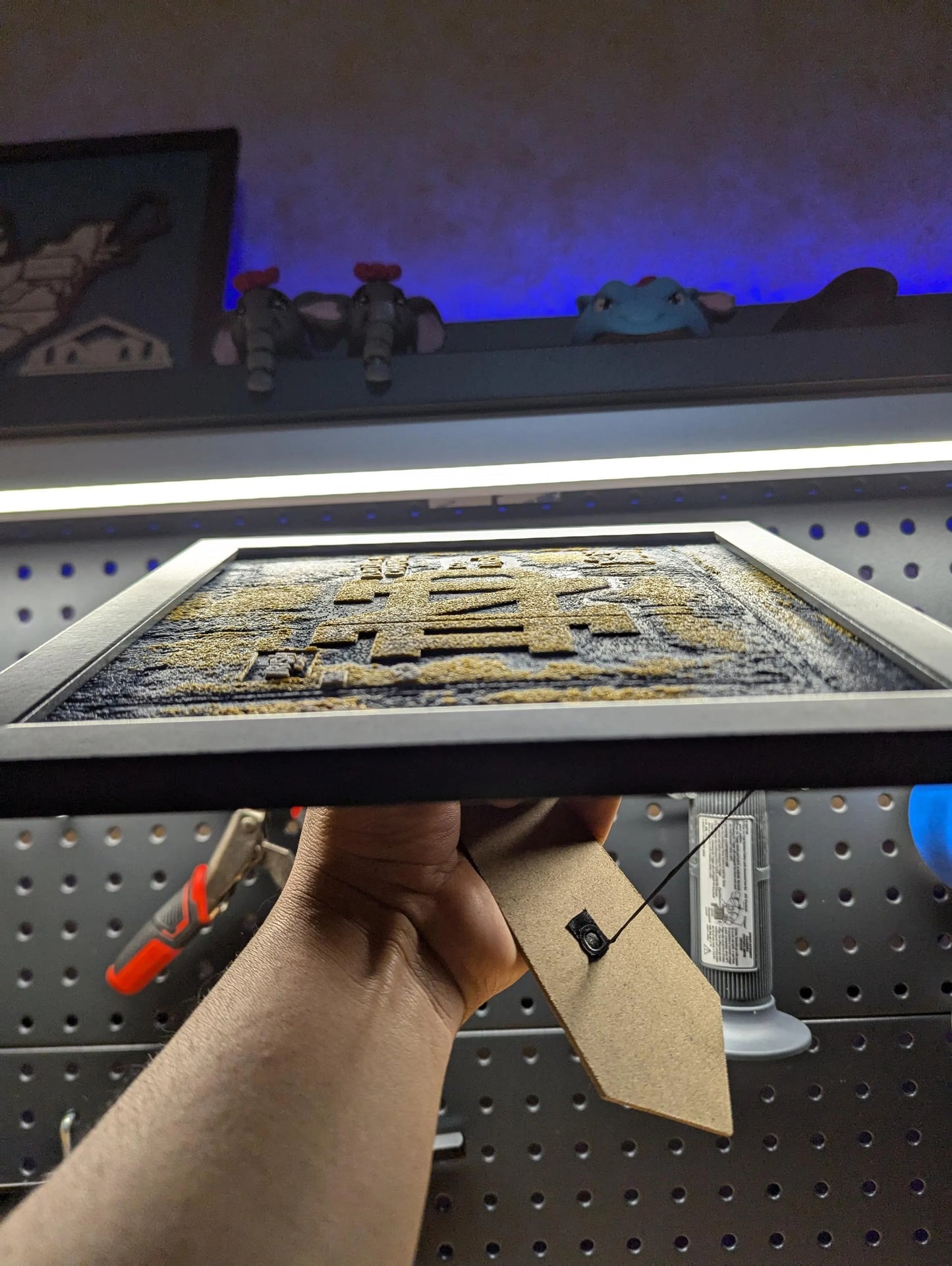 Notre Dame Graffiti Desk/Wall Decor, Hueforge