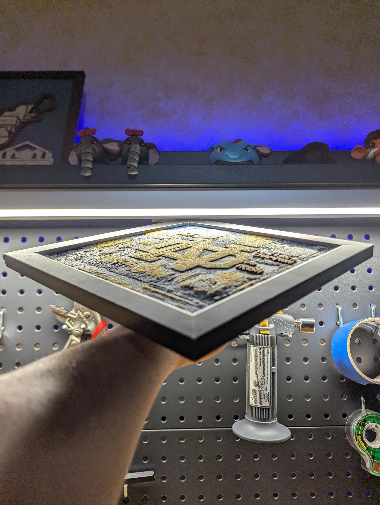 Notre Dame Graffiti Desk/Wall Decor, Hueforge