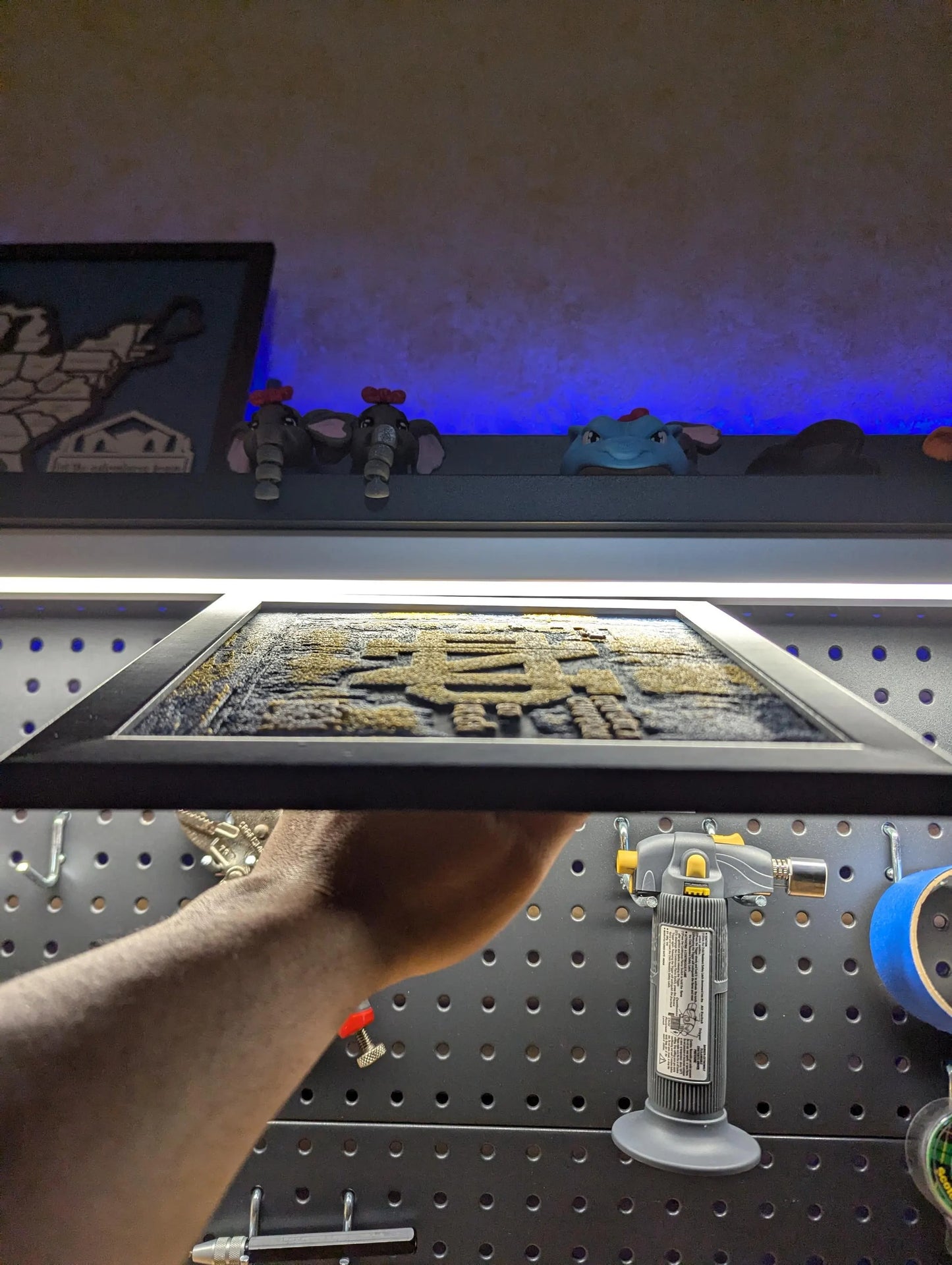 Notre Dame Graffiti Desk/Wall Decor, Hueforge