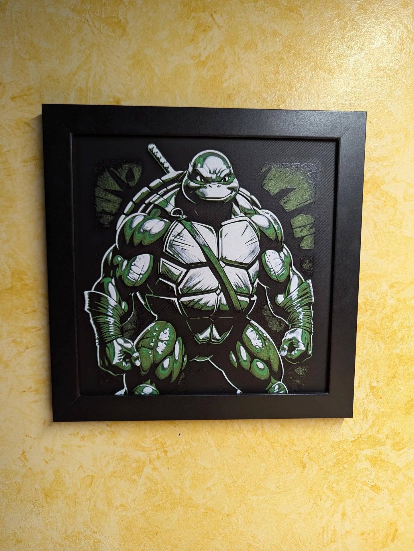 Ninja Turtle Desk/Wall Decor Hueforge