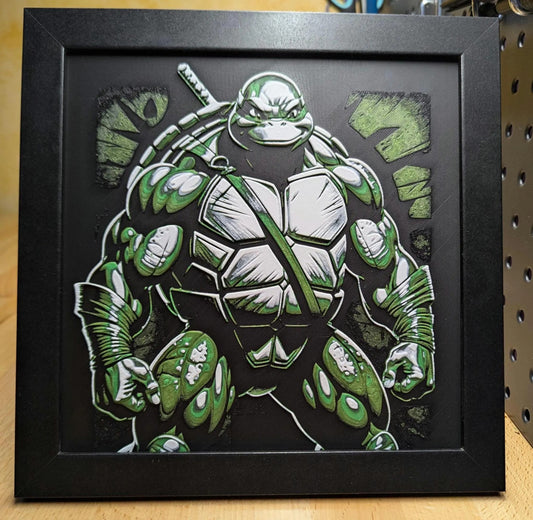 Ninja Turtle Desk/Wall Decor Hueforge
