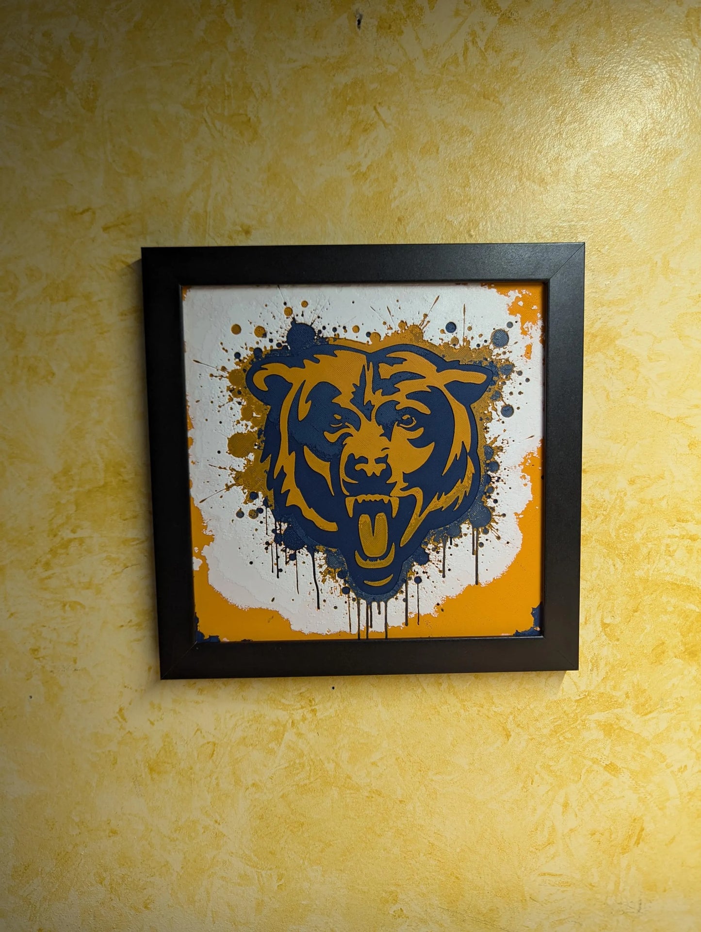 Chicago Bears Head 3.0 Desk/Wall Decor, Hueforge