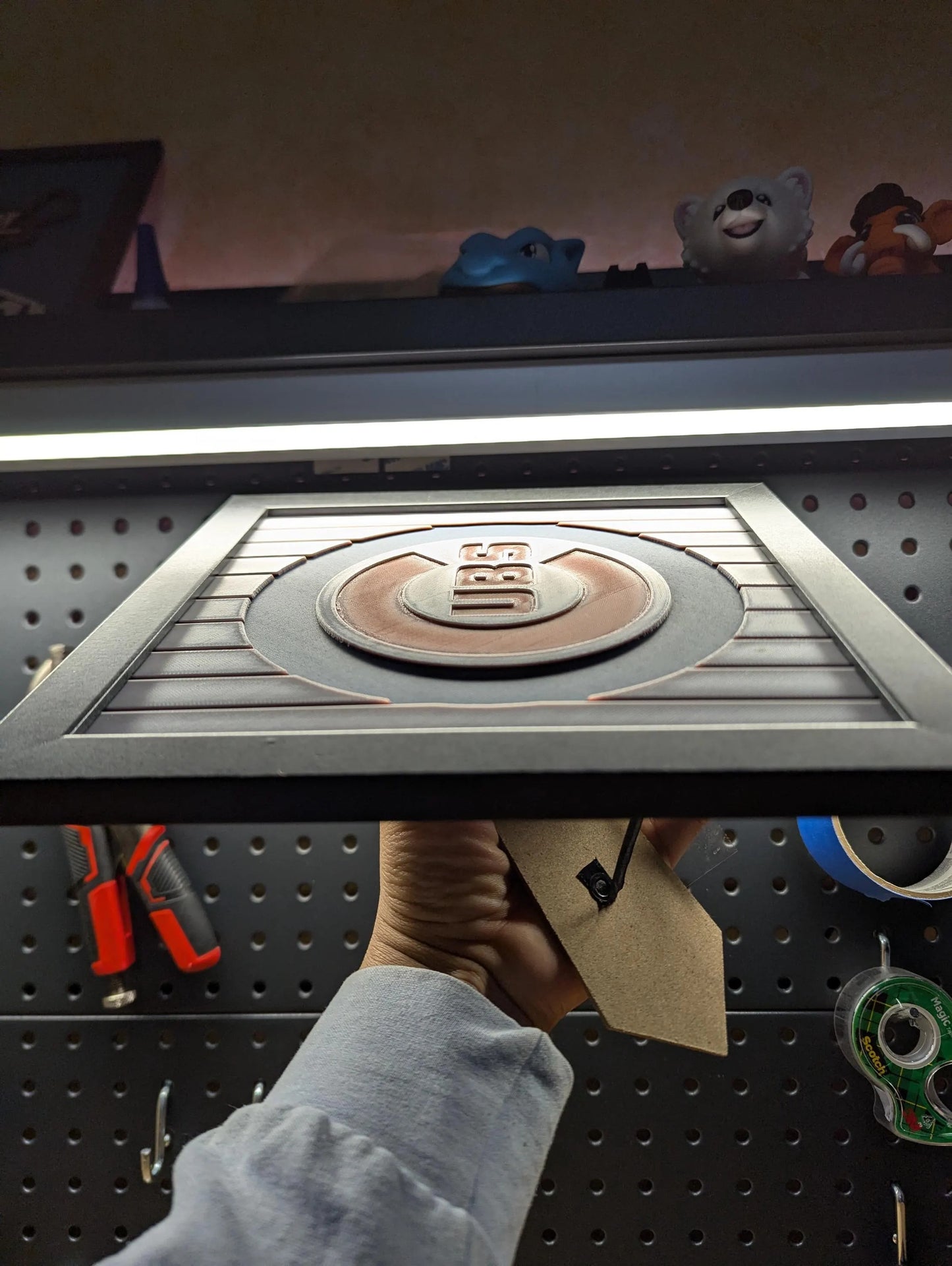 Chicago Cubs Desk/Wall Decor, Hueforge